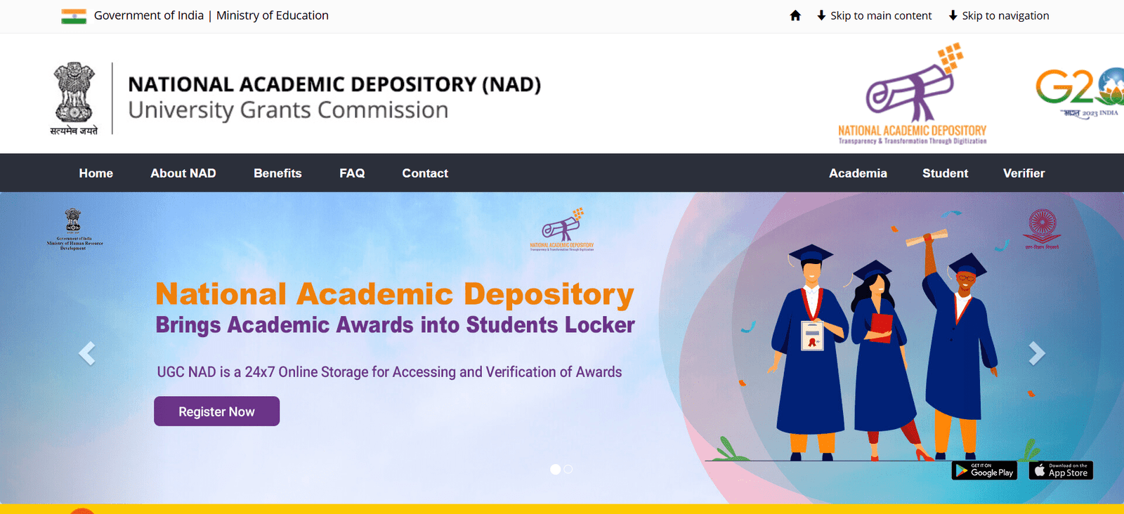 NAD Registration 2025 Login, www.nad.ndml.in student registration