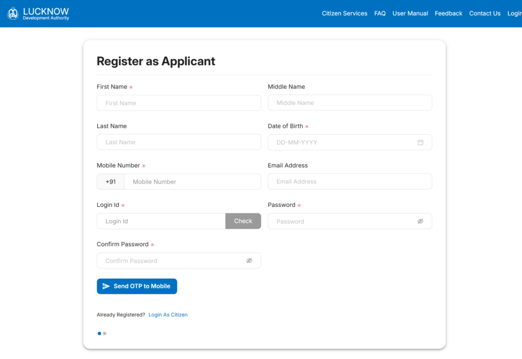 LDA Anant Nagar housing scheme registration form